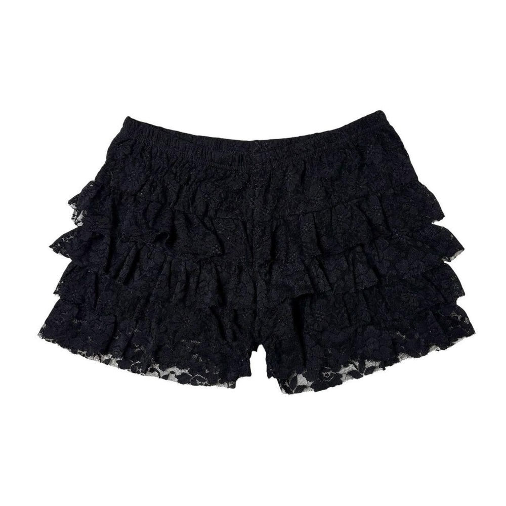 j-fashion ruffle lace bloomer shorts